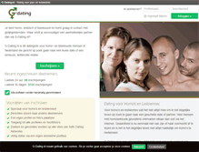 Tablet Screenshot of g-dating.nl